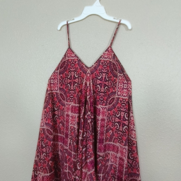 Cynthia‎ Rowley Multicolor Asymmetrical Cover Up Dress Women Sz 10 Casual Tunic - Picture 4 of 12